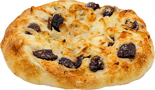 Olive & Caramelized Onion focaccia